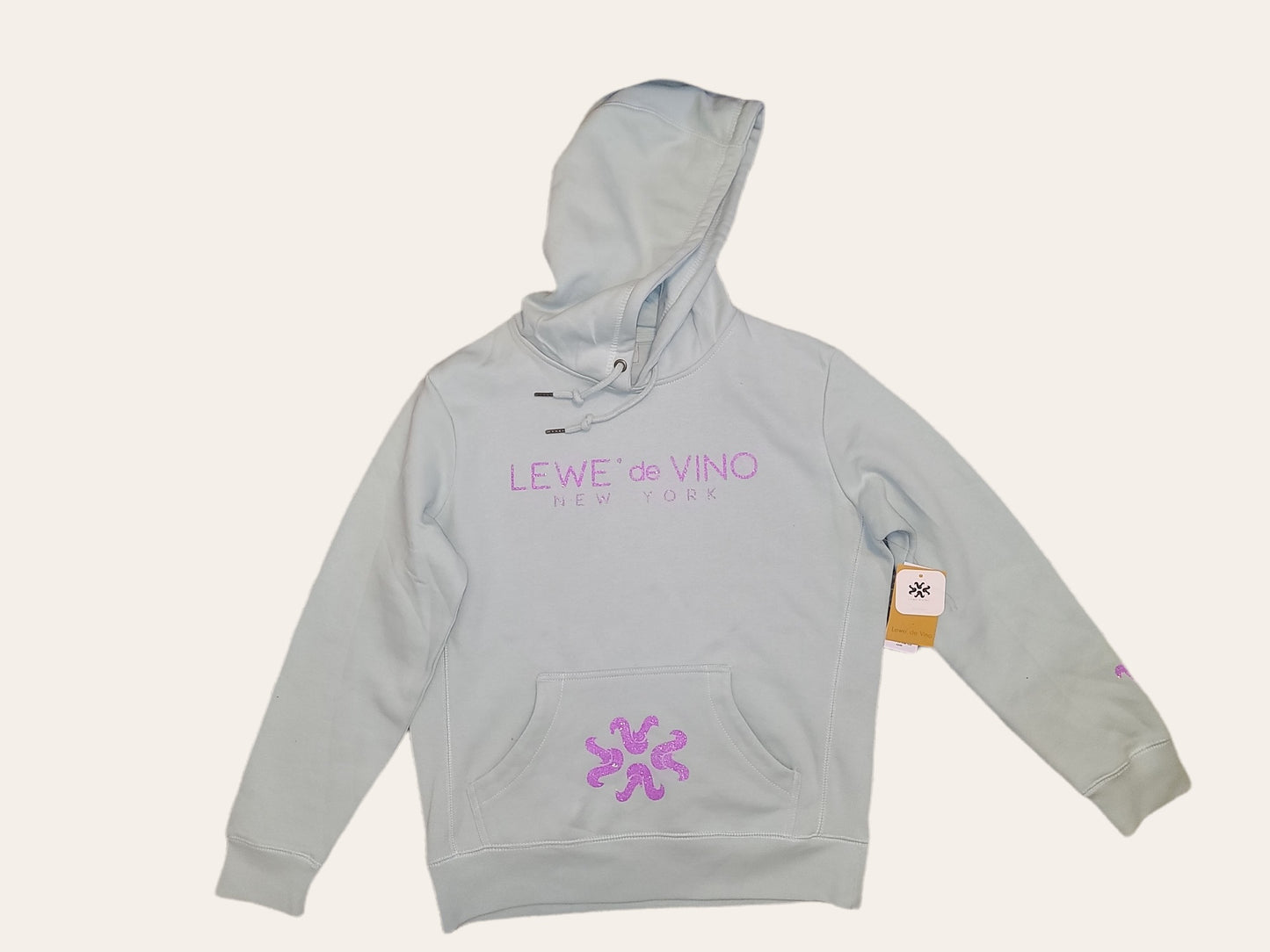 Mint & Purple Sparkle Lewe' Hoodie